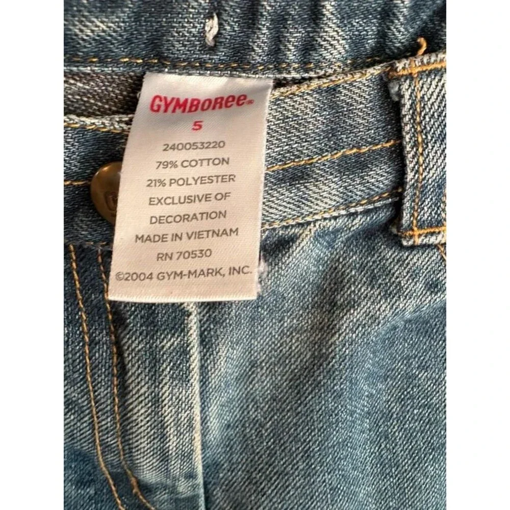 VINTAGE Y2K Gymboree 5 kids horse print cuffed denim pants